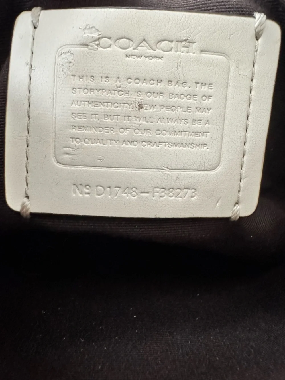 Coach Cream Pebbled Leather Double Zip Crossbody